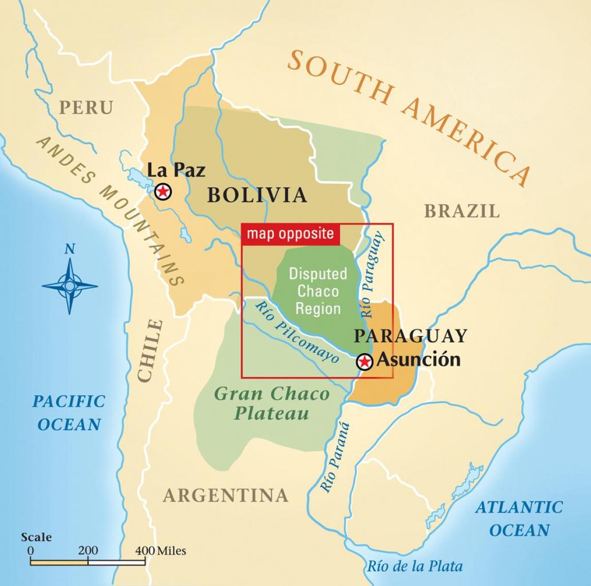 Mapa Rio-Paragwaj