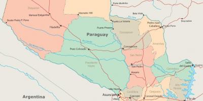 Paragwaju asuncion mapie